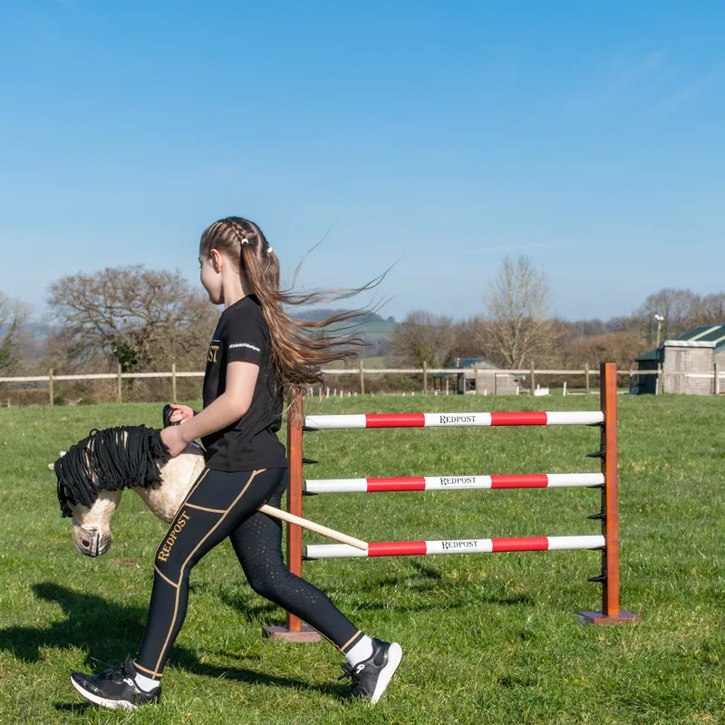 Redpost Wooden Hobby Horse Jump - Red-1