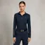 Holland Cooper Chiltern Long Sleeve Womens Polo Shirt - Ink Navy