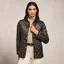 Holland Cooper Diamond Quilt Classic Womens Jacket - Khaki
