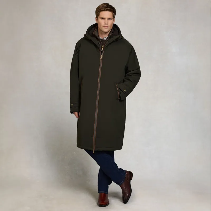 Holland Cooper One-Size Mens Waterproof Coat - Khaki