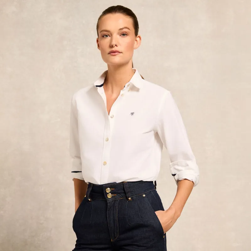 Holland Cooper Oxford Womens Shirt - White