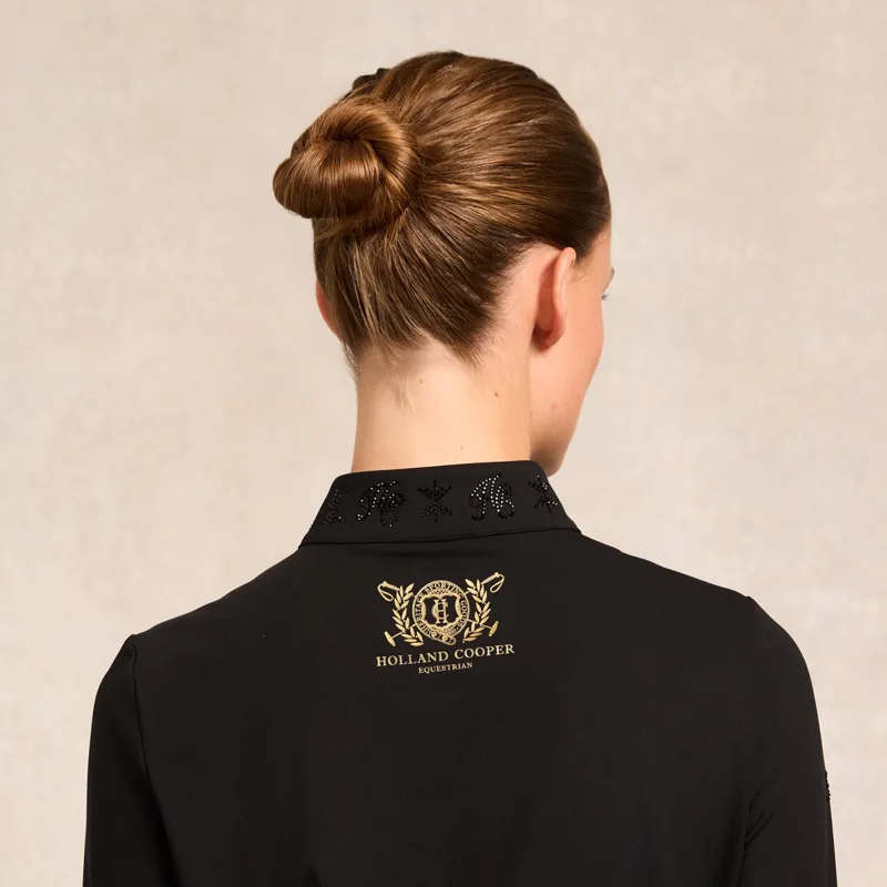 Holland Cooper Crystal Ladies Base Layer - Black-3