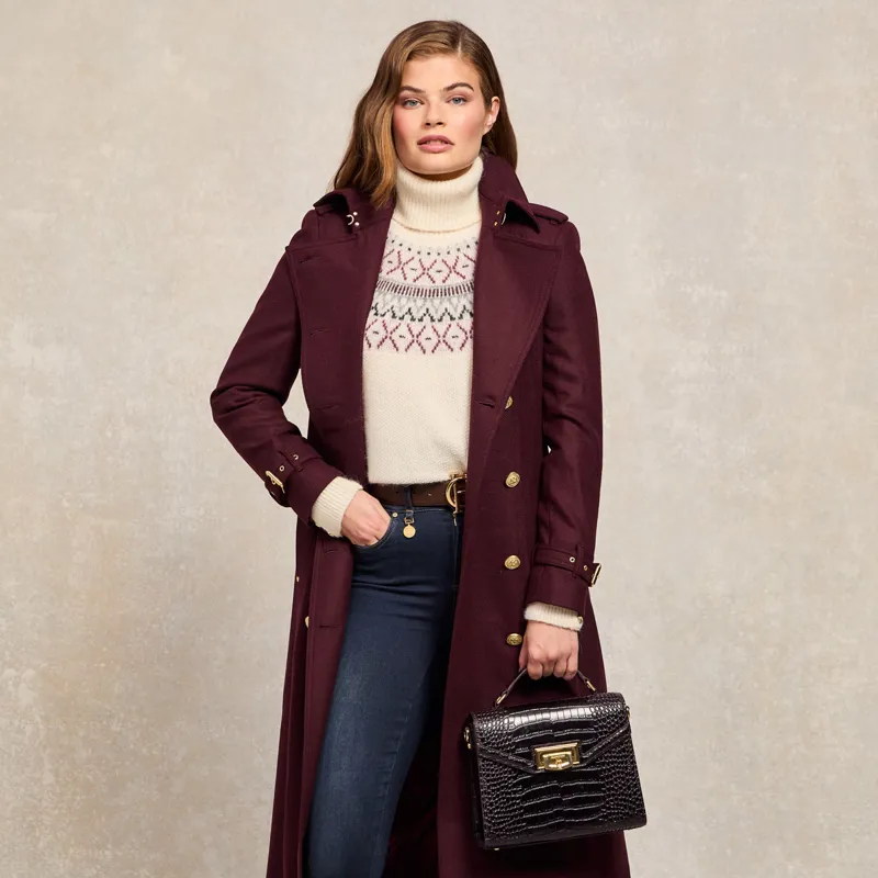 Holland Cooper Fairisle Knit Womens Jumper - Cream-2