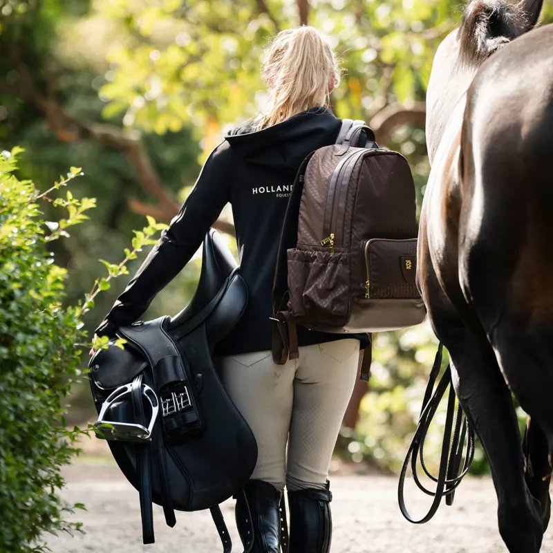 Holland Cooper Burghley Backpack - Walnut-1