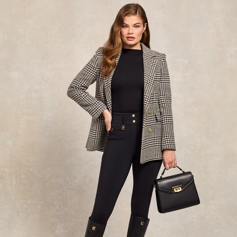 Holland Cooper Contour Womens Trousers - Black-2