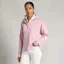 Holland Cooper Windsor Womens Quarter Zip Sweatshirt - Dawn Pink