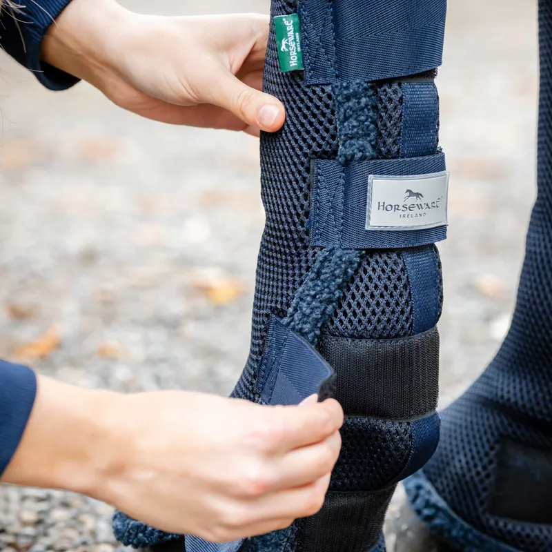 Horseware Show-Ready Wraps - Navy/Navy/Silver-3