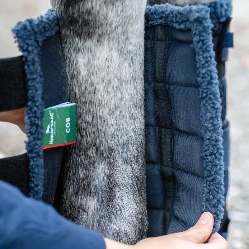 Horseware Show-Ready Wraps - Navy/Navy/Silver-4