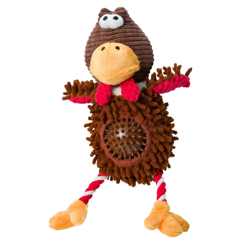 House of Paws Noodle Dog Toy - Christmas Turkey
