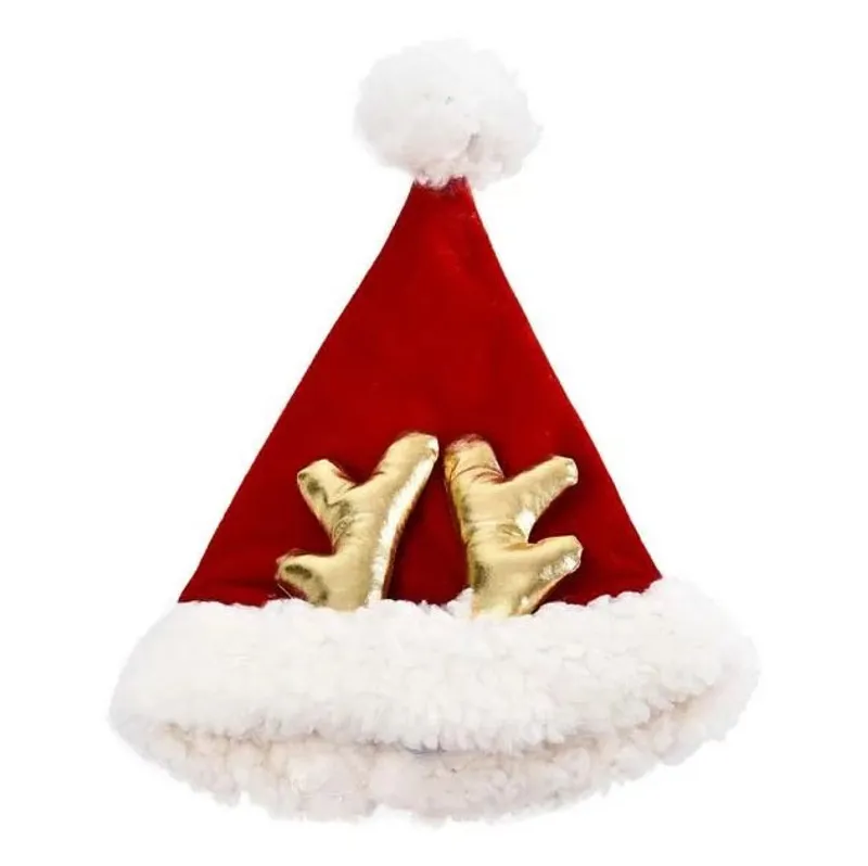 House of Paws Dog Santa Hat with Antlers