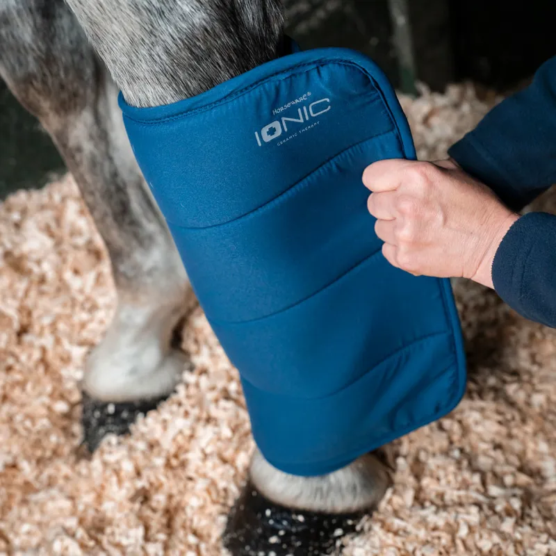 Horseware Ionic Bandage Pads - Imperial Blue