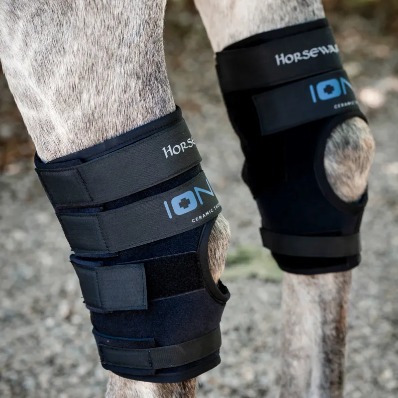 Horseware Ionic Hock Boots Pair - Black