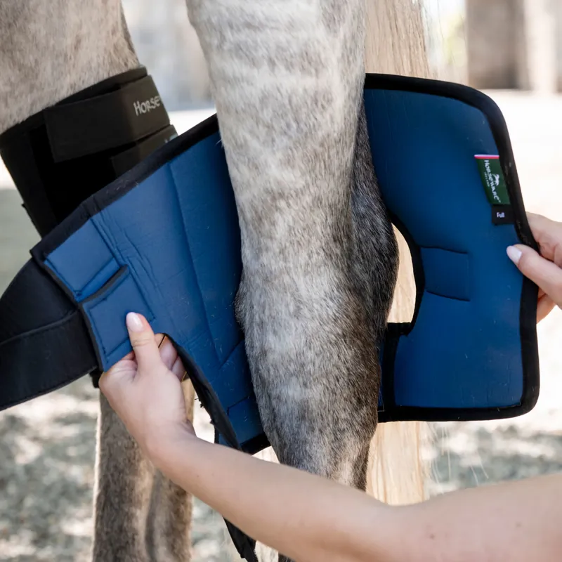 Horseware Ionic Hock Boots Pair - Black-2