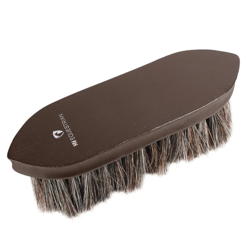 Hy Equestrian Deluxe Horse Hair Wooden Dandy Brush