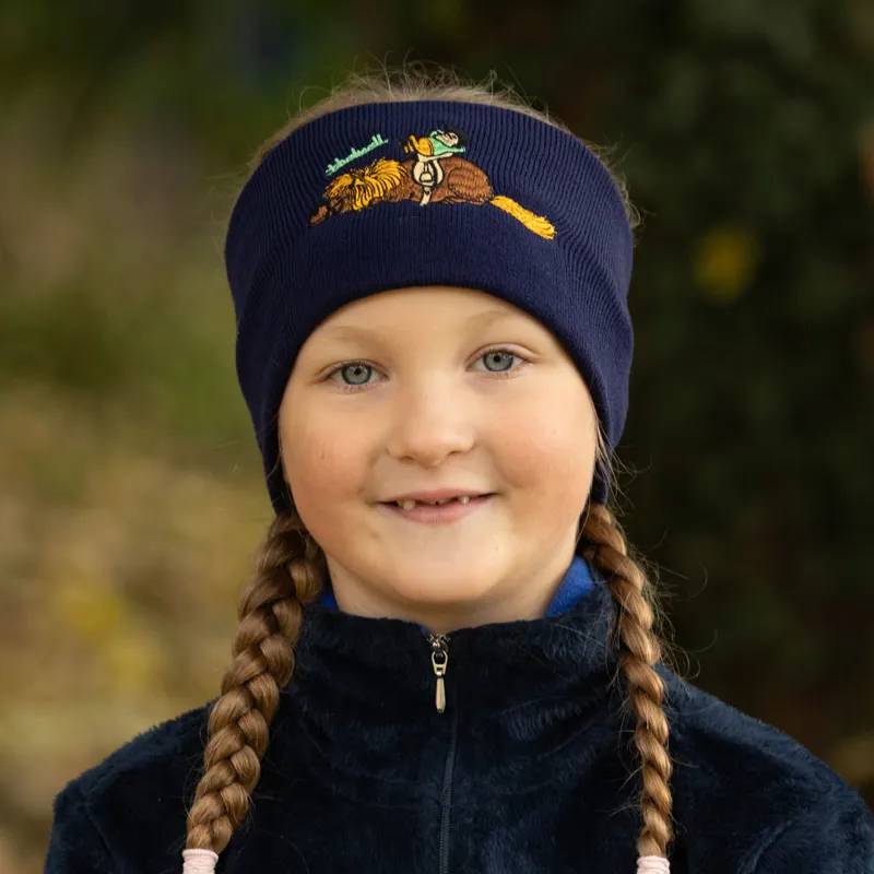 Hy Equestrian Thelwell Junior Snood/Headband - Practice Makes Perfect-1