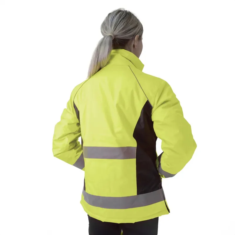 HyVIZ Reflector Adults Waterproof Riding Jacket - Yellow/Black-1