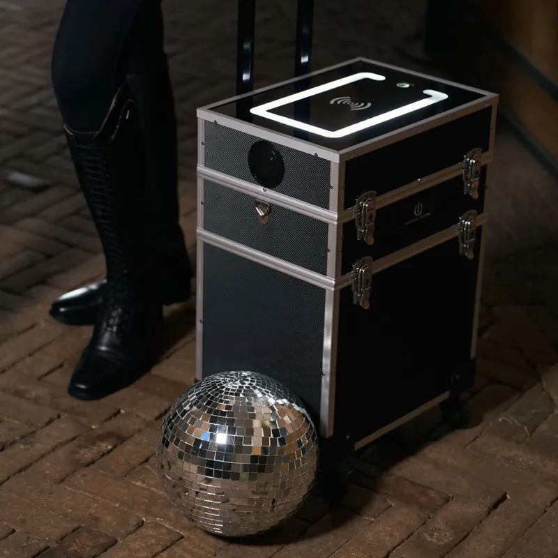 Imperial Riding Disco Grooming Box with Speaker - Black-5