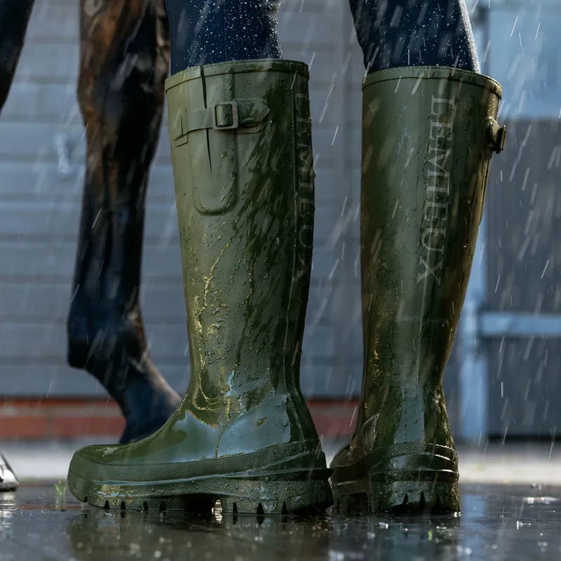 LeMieux Bramshaw Wellington Boots - Olive-1