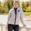 LeMieux Heritage Womens Borg Zip Through Jacket - Stone