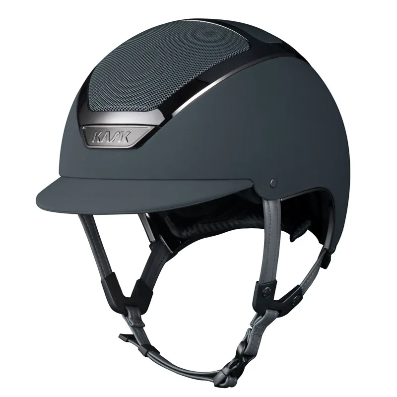 KASK Dogma Chrome Riding Hat - Anthracite