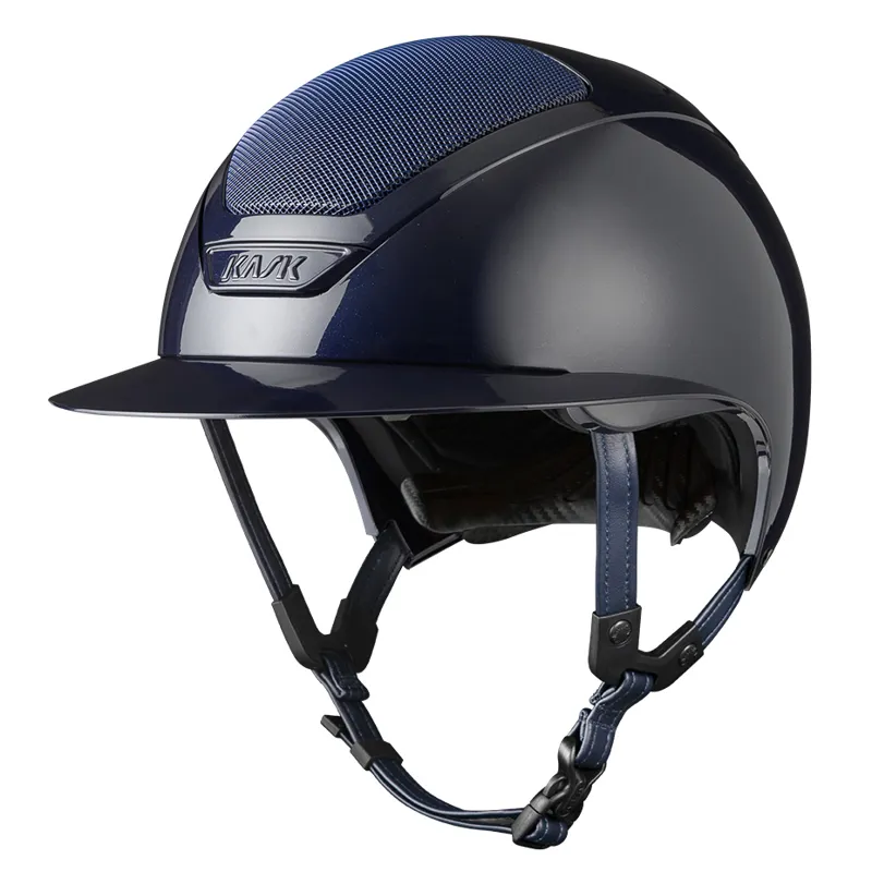KASK Star Lady Pure Shine Riding Hat - Atlantic Blue