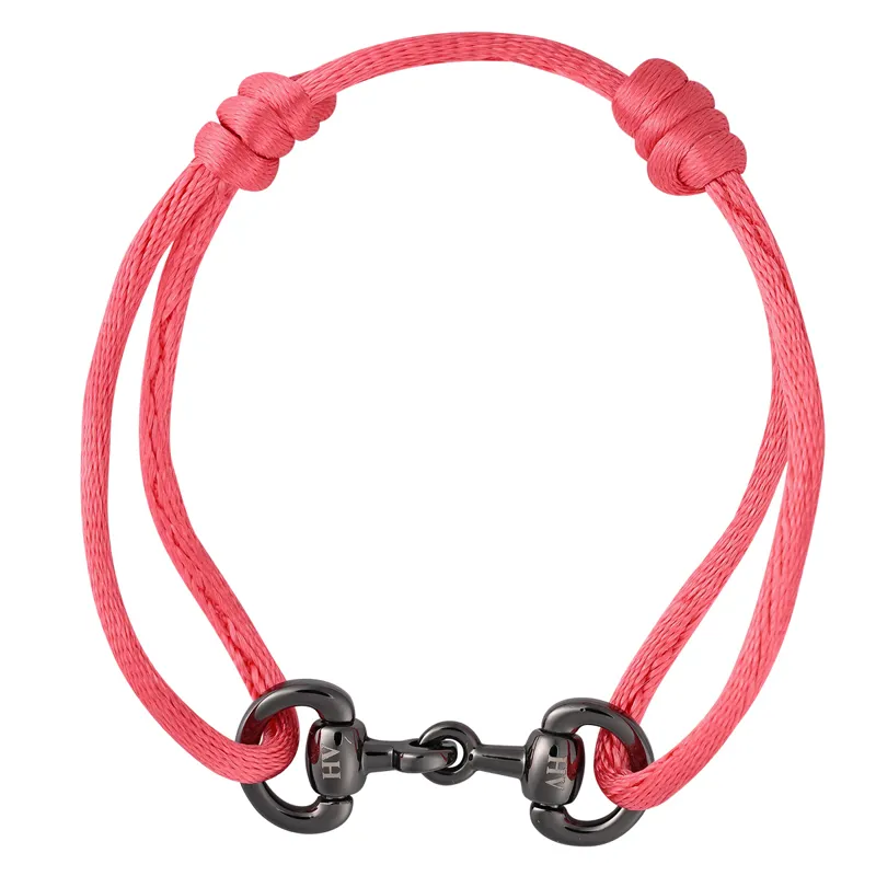 HV Polo Kate Small Bit Bracelet - Hot Pink/Steel