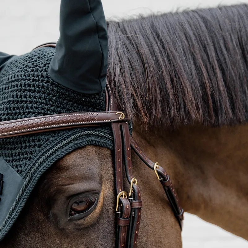 Kentucky Wellington 3D Logo Fly Veil - Pine Green-2