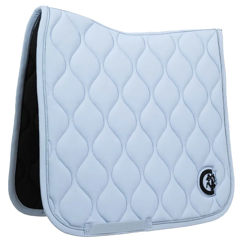 Kentucky 3D Logo Wave Dressage Saddlecloth - Light Blue-3