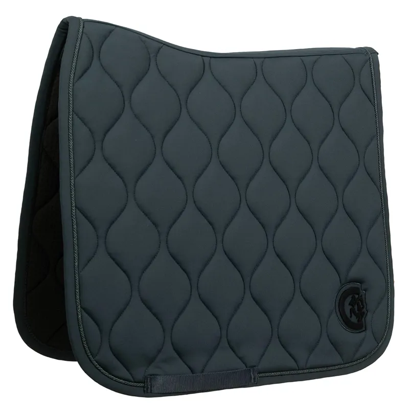 Kentucky 3D Logo Wave Dressage Saddlecloth - Pine Green-1