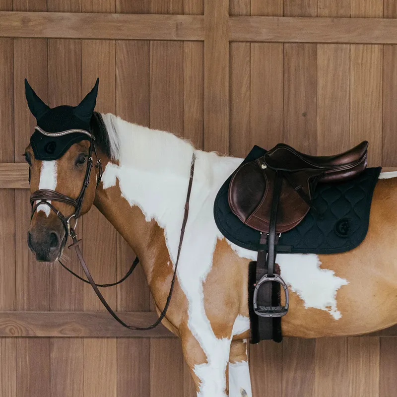 Kentucky 3D Logo Wave Jump Saddlecloth - Black-2