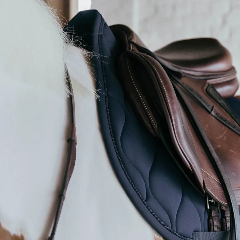 Kentucky 3D Logo Wave Jump Saddlecloth - Navy-4