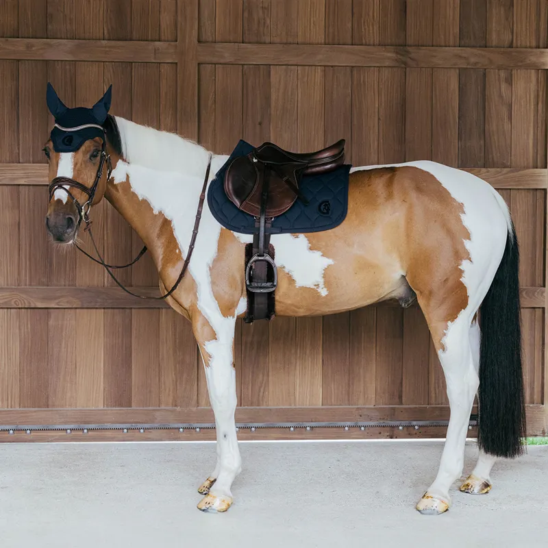 Kentucky 3D Logo Wave Jump Saddlecloth - Pine Green-2