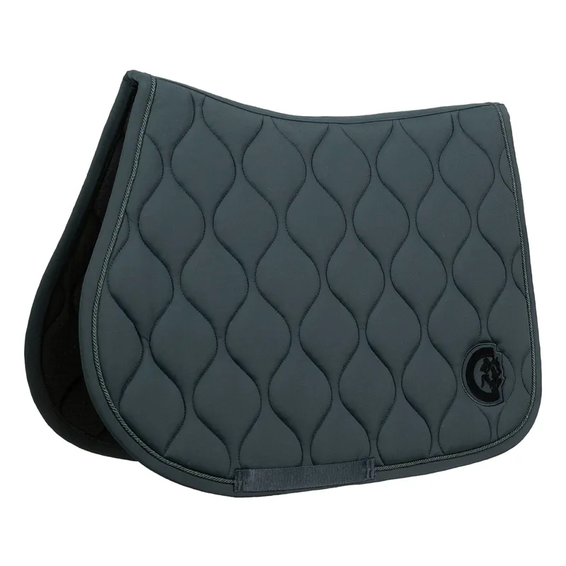 Kentucky 3D Logo Wave Jump Saddlecloth - Pine Green