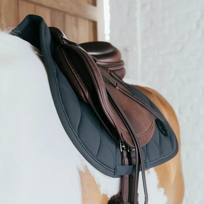 Kentucky 3D Logo Wave Jump Saddlecloth - Pine Green-4