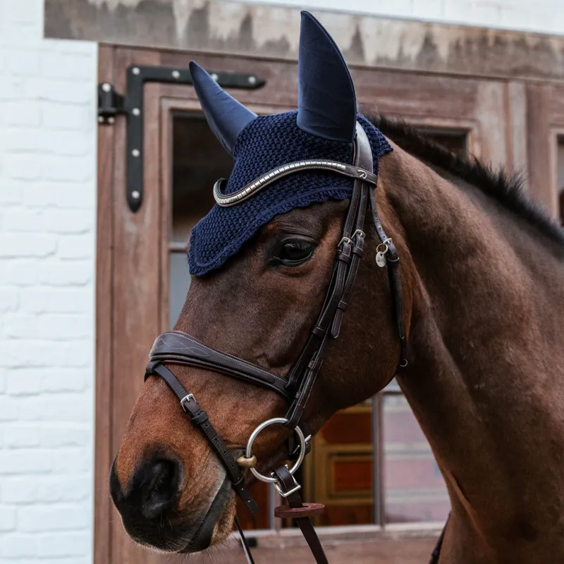 Kentucky Soundless Ears Fly Veil - Dark Navy