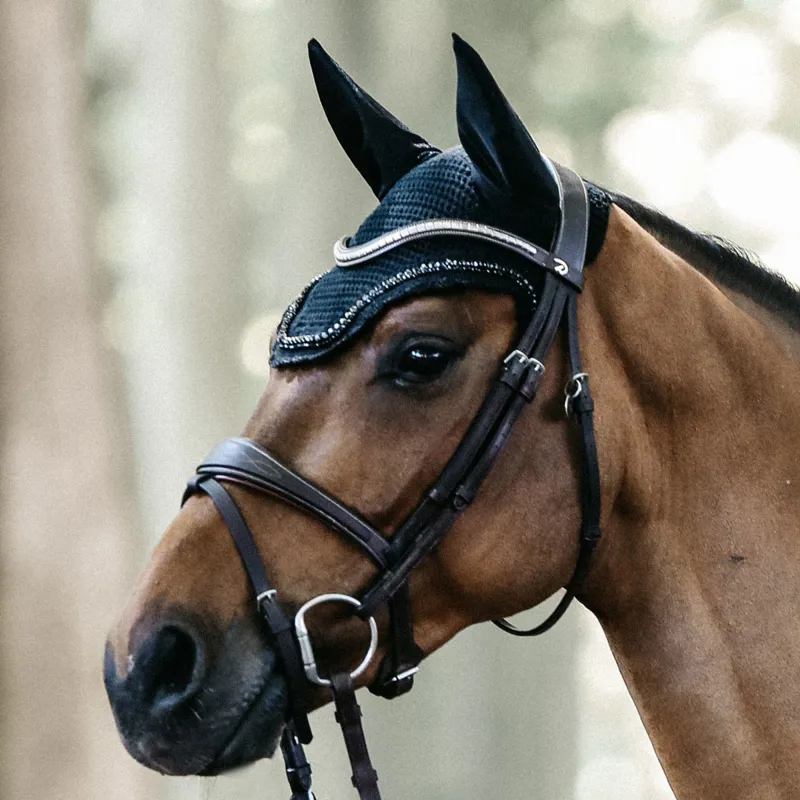 Kentucky Long Stone and Pearl Soundless Fly Veil - Black