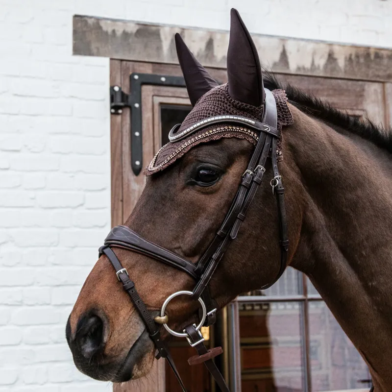 Kentucky Long Stone and Pearl Soundless Fly Veil - Brown