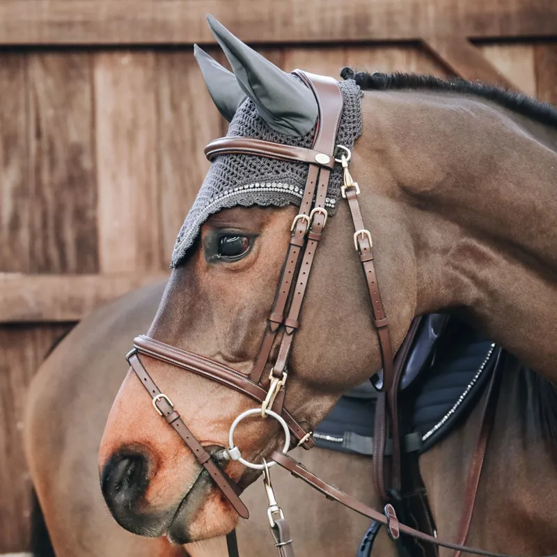 Kentucky Long Stone and Pearl Soundless Fly Veil - Grey