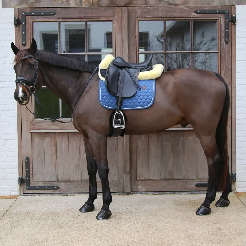 Kentucky Sheepskin Absorb Quilted Half Pad - Natural-3