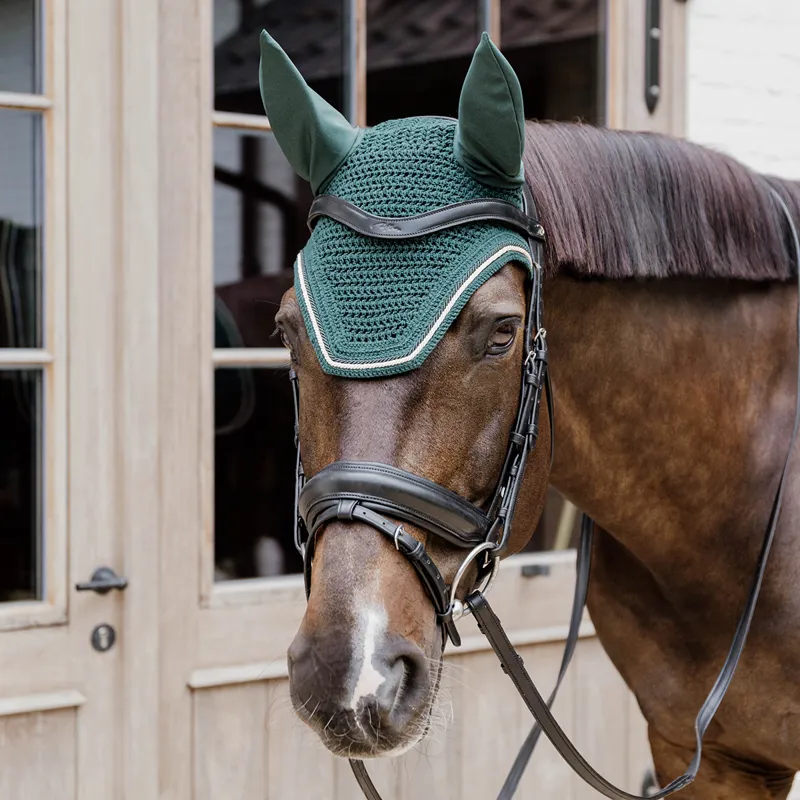 Kentucky Wellington Diamond Rope Fly Veil - Pine Green