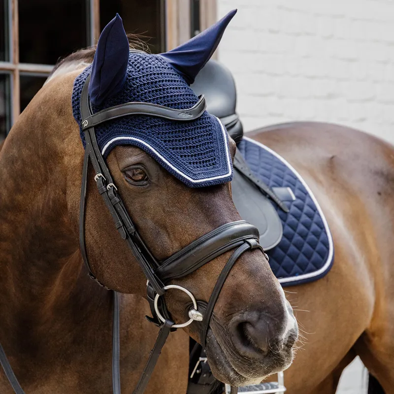 Kentucky Wellington Diamond Rope Fly Veil - Navy