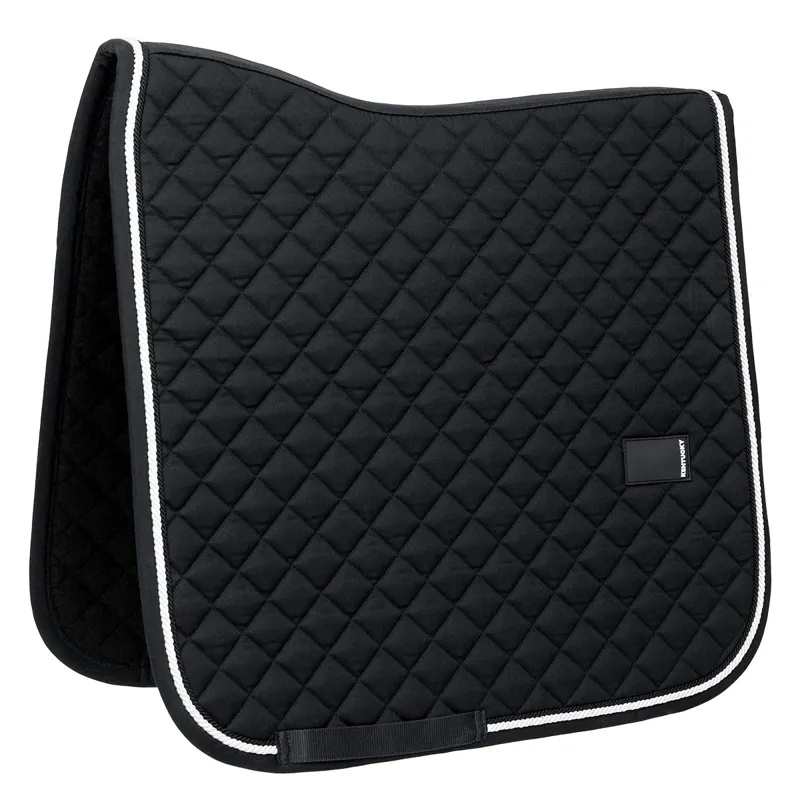 Kentucky Horsewear Diamond Rope Dressage Saddlecloth - Black-1