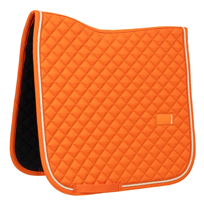 Kentucky Horsewear Diamond Rope Dressage Saddlecloth - Orange-1