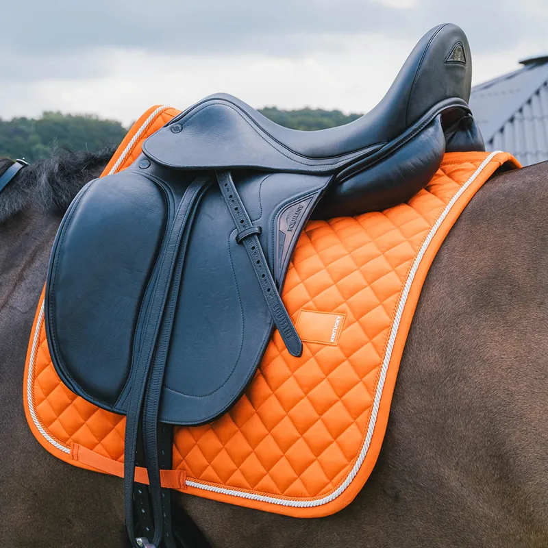 Kentucky Horsewear Diamond Rope Dressage Saddlecloth - Orange