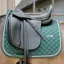 Kentucky Horsewear Diamond Rope Dressage Saddlecloth - Pine Green