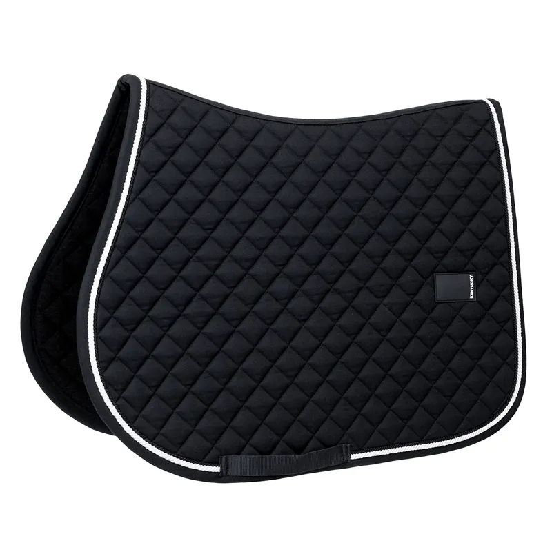 Kentucky Horsewear Diamond Rope Jump Saddlecloth - Black-1