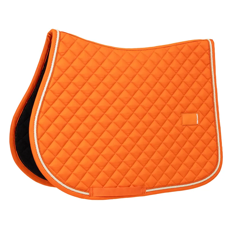 Kentucky Horsewear Diamond Rope Jump Saddlecloth - Orange-1