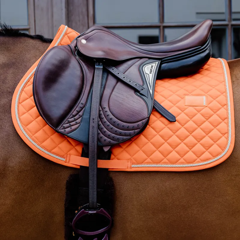 Kentucky Horsewear Diamond Rope Jump Saddlecloth - Orange