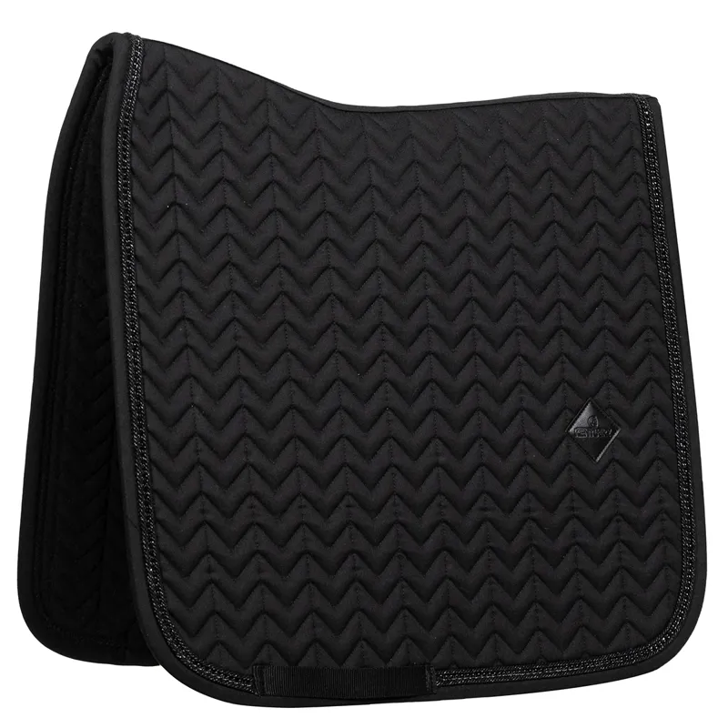 Kentucky Metal Chain Dressage Saddlecloth - Black