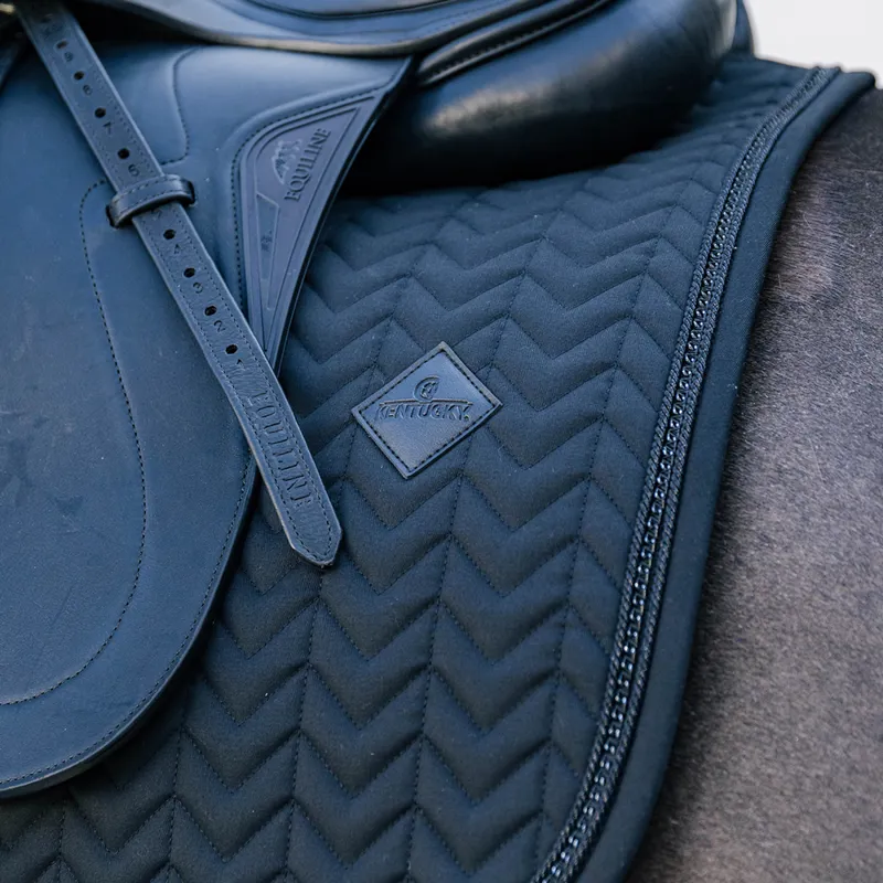 Kentucky Metal Chain Dressage Saddlecloth - Black-6